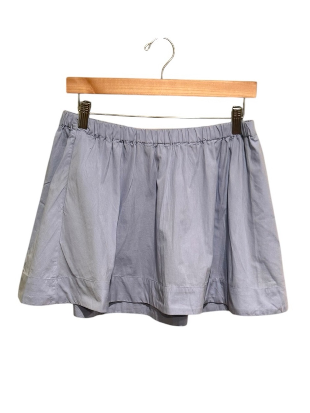 Free People: Free-est Light Blue Pull-on Mini Skirt - Size Medium - Picture 1 of 5